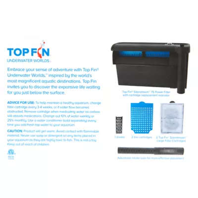 Product Top Fin® Silenstream™ Aquarium Power Filter