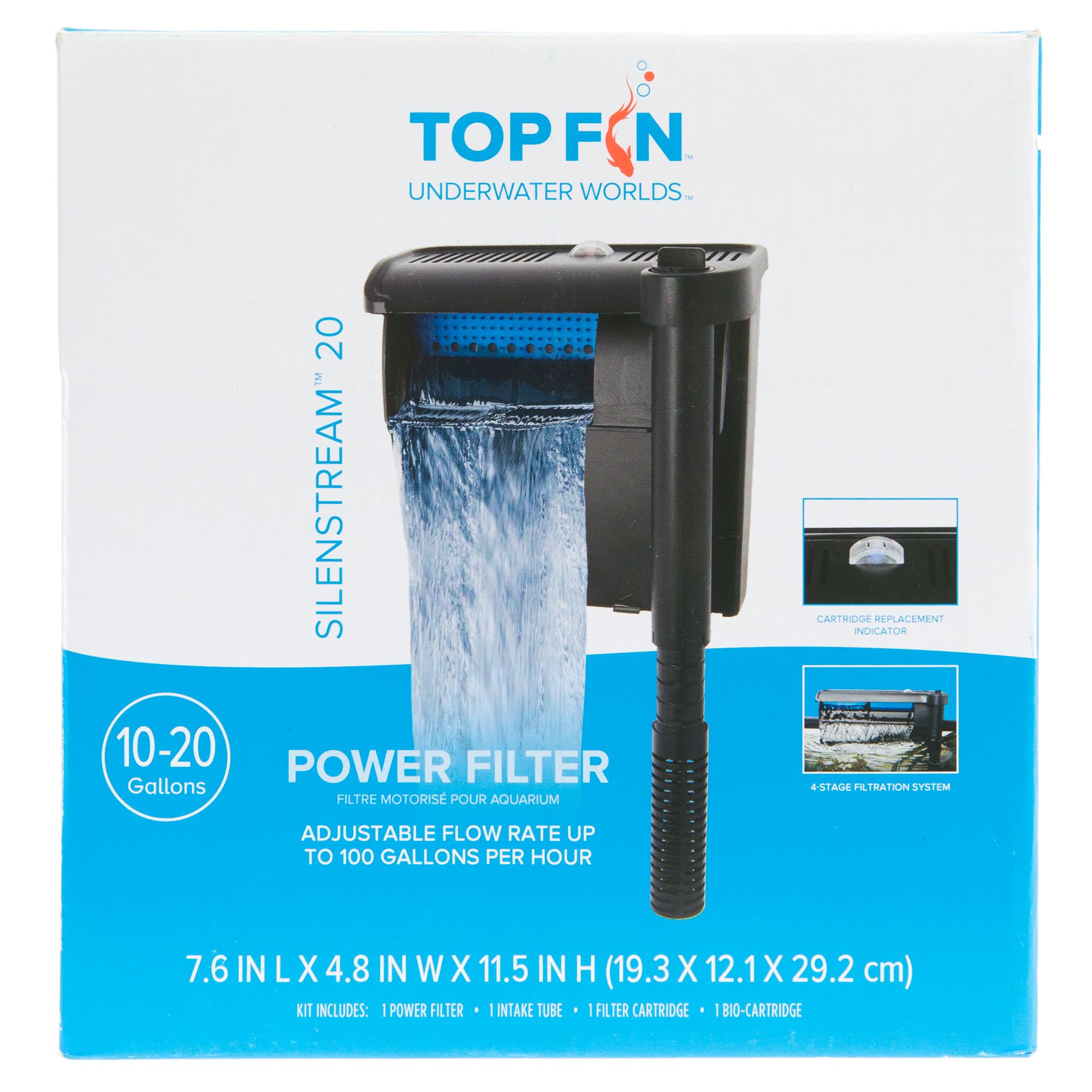 Top Fin Silenstream Power Filter 10 1 ct | PetSmart