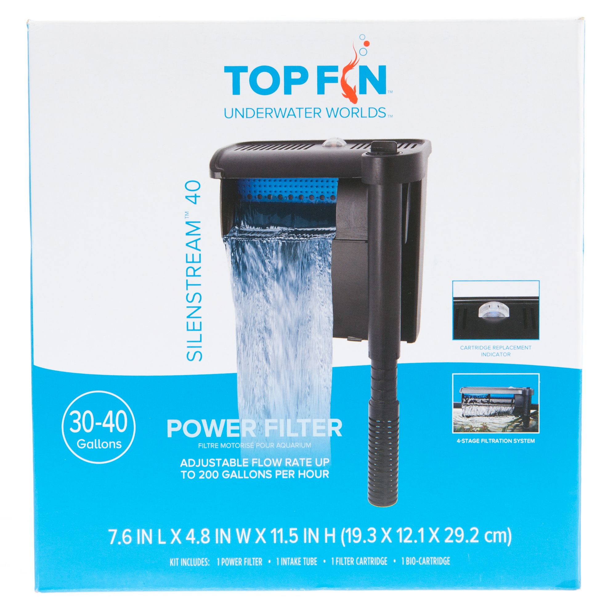 Top Fin® Silenstream™ Power Filter, fish Filters