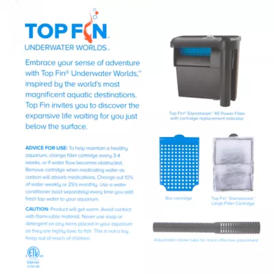 Product Top Fin® Silenstream™ Aquarium Power Filter