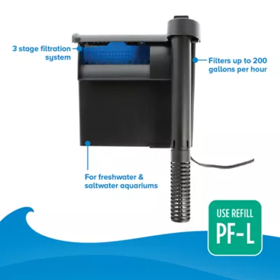 Top Fin® Silenstream Aquarium Power Filter - Fish Tank Power Filter - 10-75 Gallon - Image 4