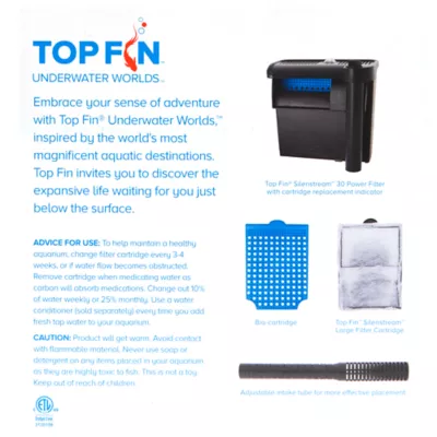 Product Top Fin® Silenstream™ Aquarium Power Filter