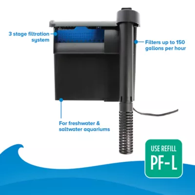 Top Fin® Silenstream Aquarium Power Filter - Fish Tank Power Filter - 10-75 Gallon - Image 4