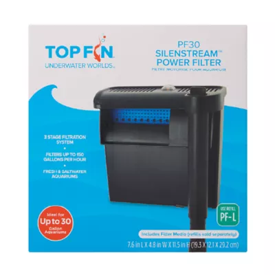Top Fin® Silenstream Aquarium Power Filter - Fish Tank Power Filter - 10-75 Gallon - Image 7