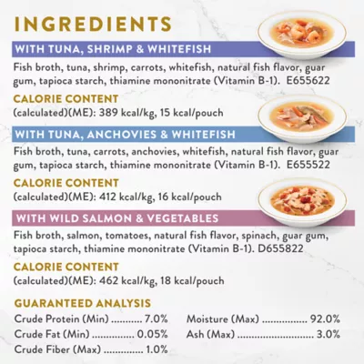 Product Fancy Feast® Broths Adult Food Topper, Limited Ingredients - Variety Pack, 12 CT, 16.8 OZ