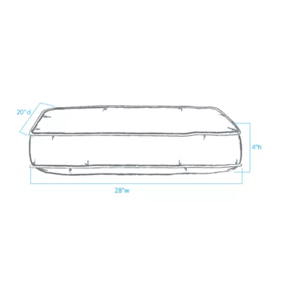 Product Pendleton National Park Acadia Mattress Dog Bed