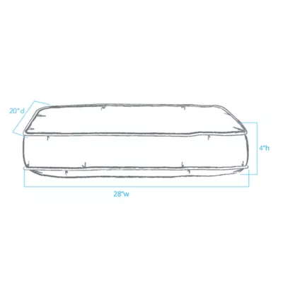 Product Pendleton National Park Badlands Mattress Dog Bed