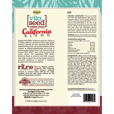 Product Higgins Vita Seed California Blend Bird Food