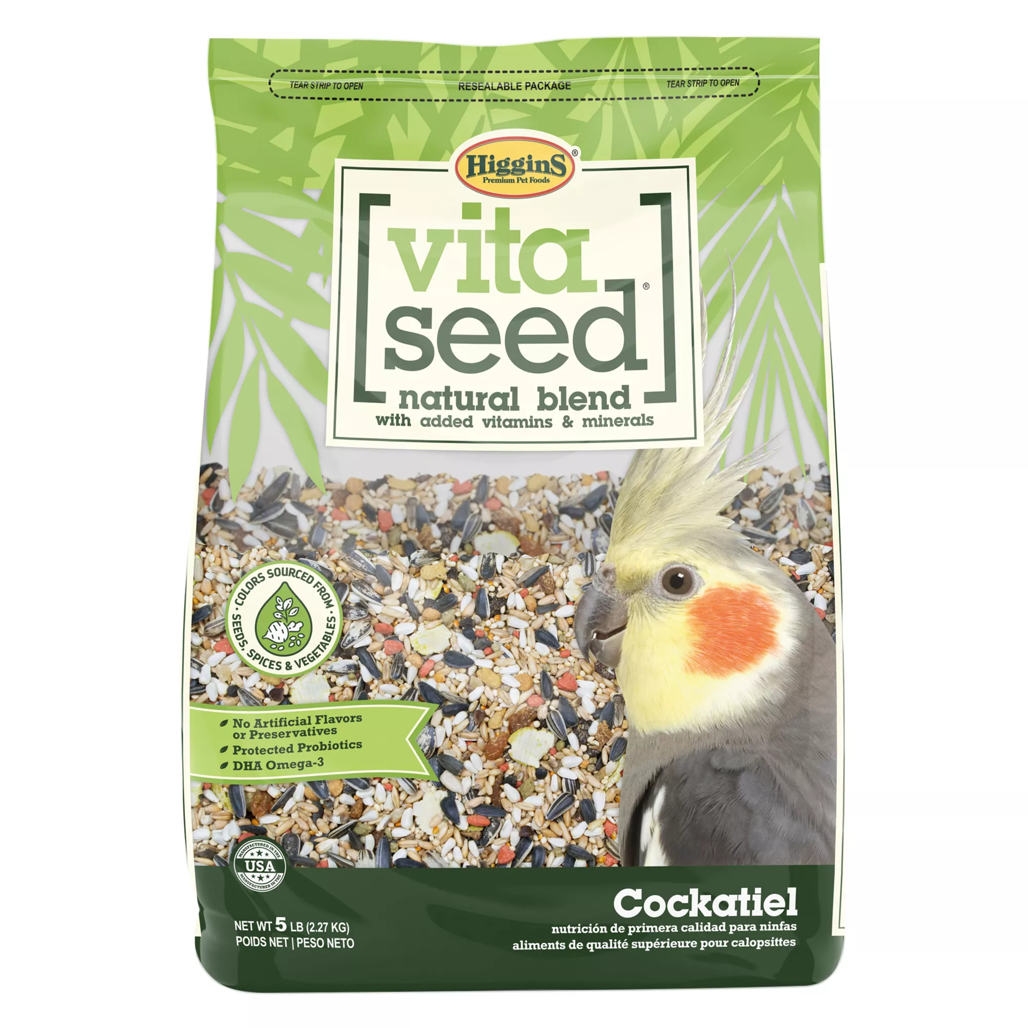 Higgins Vita Seed Cockatiel Food