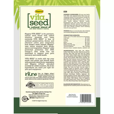 Product Higgins Vita Seed Cockatiel Food