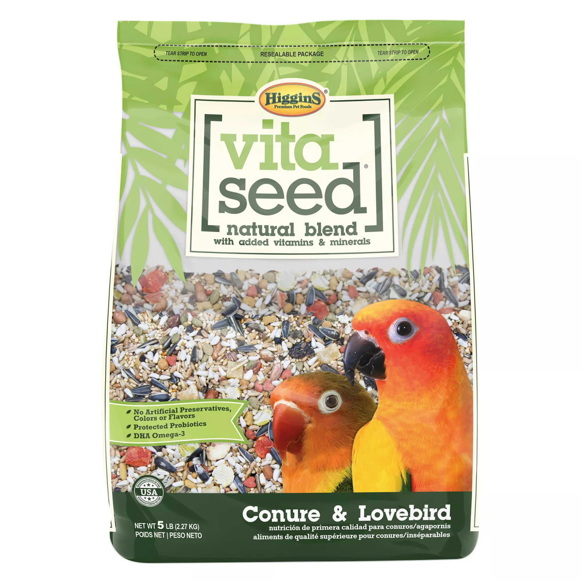 Higgins Vita Seed Conure and Lovebird Food