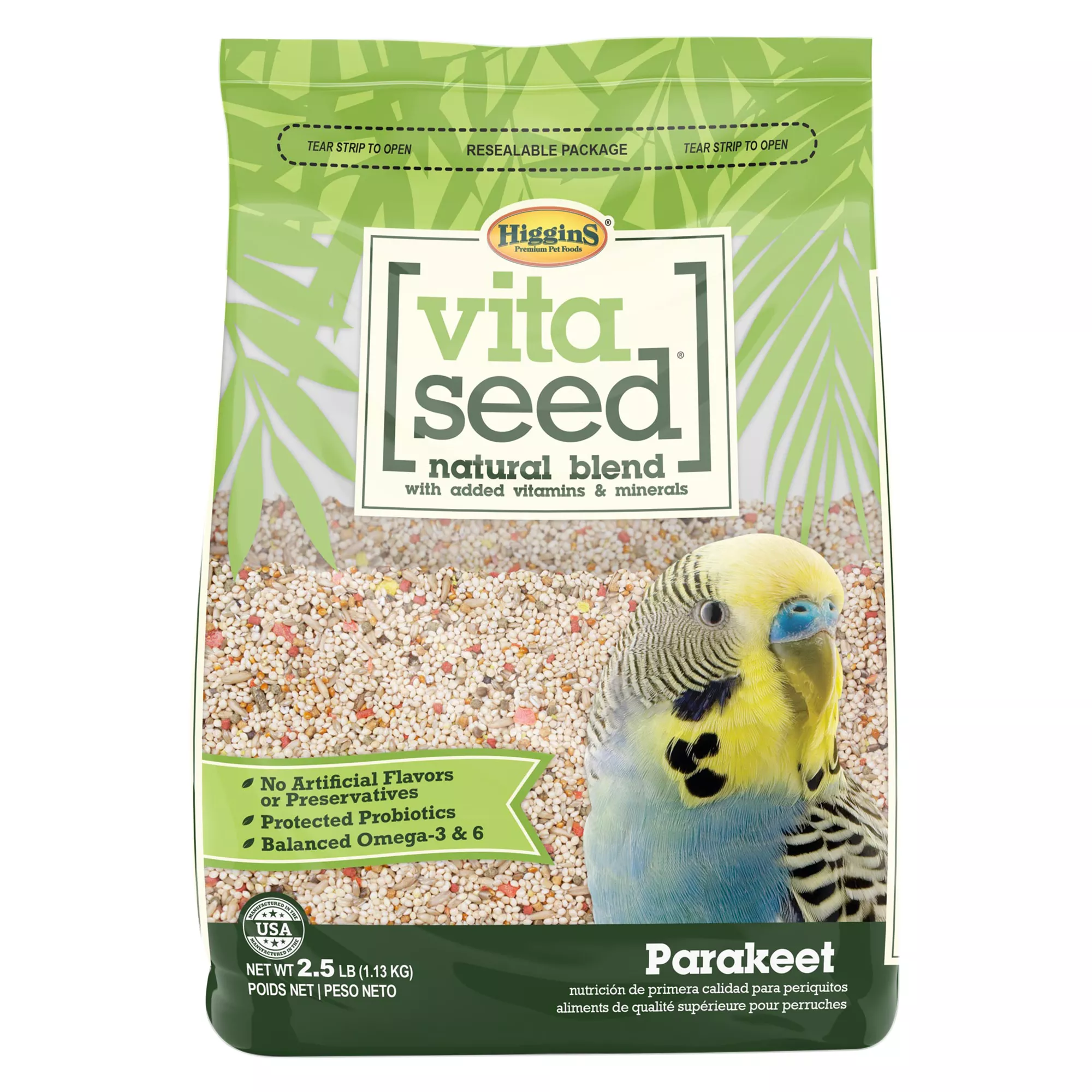 Higgins Vita Seed Parakeet Food