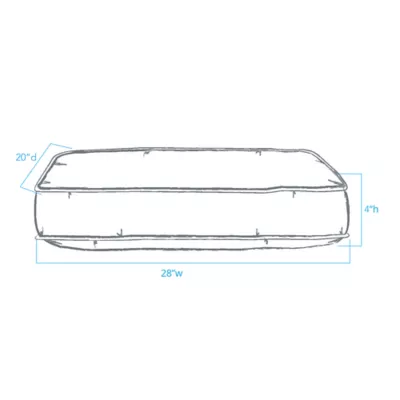 Product Pendleton National Park Crater Lake Mattress Dog Bed