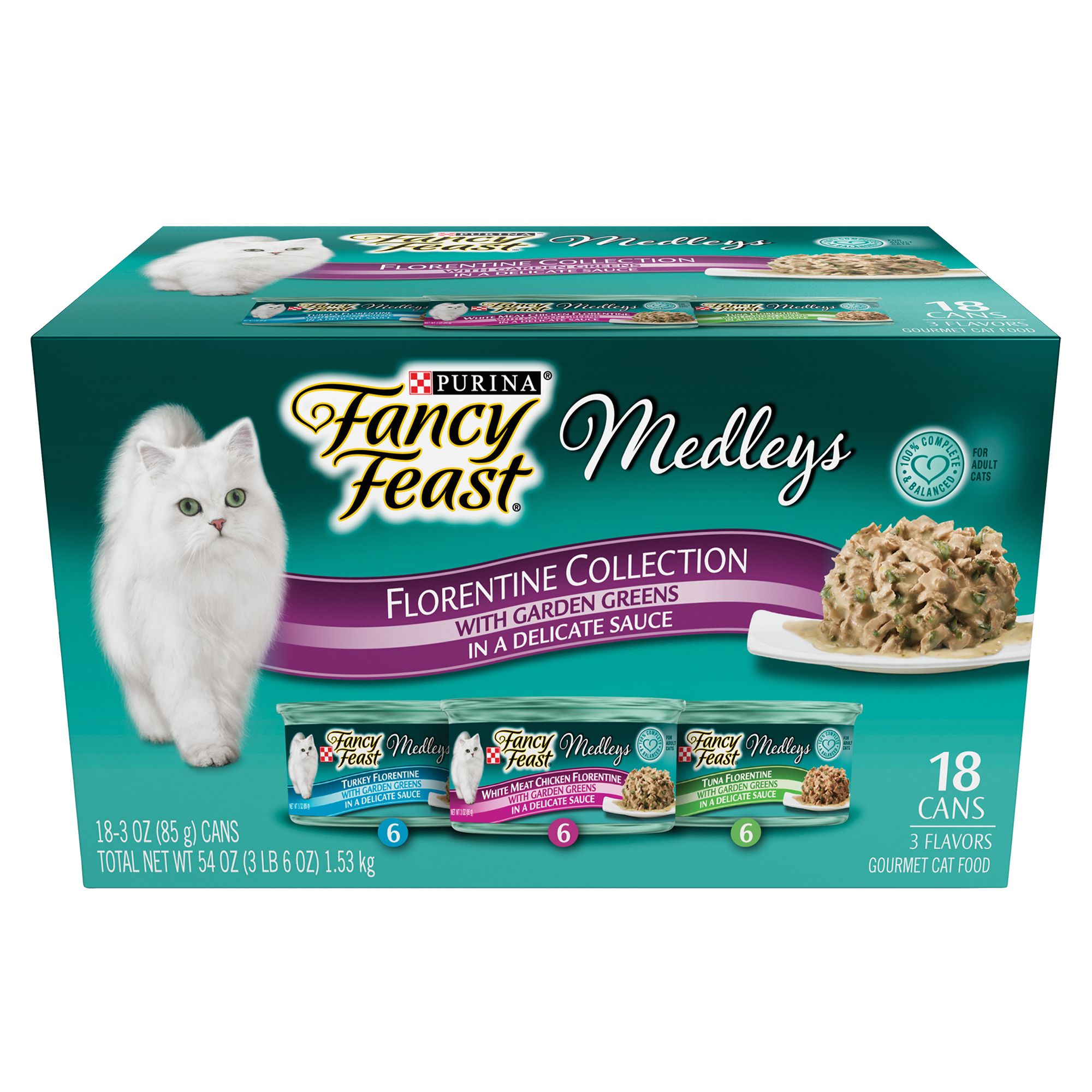 purina fancy feast medleys adult wet cat food variety pack