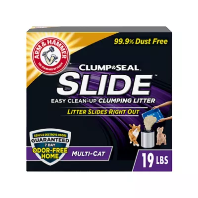 Product Arm & Hammer™ Clump & Seal Slide Clumping Multi-Cat Clay Cat Litter - Low Dust