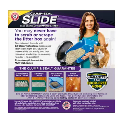 Product Arm & Hammer™ Clump & Seal Slide Clumping Multi-Cat Clay Cat Litter - Low Dust