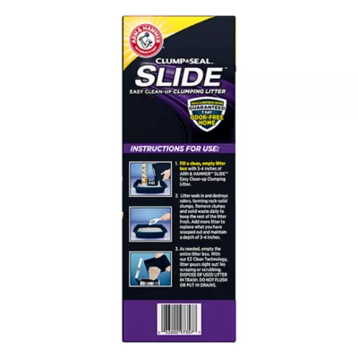 Product Arm & Hammer™ Clump & Seal Slide Clumping Multi-Cat Clay Cat Litter - Low Dust