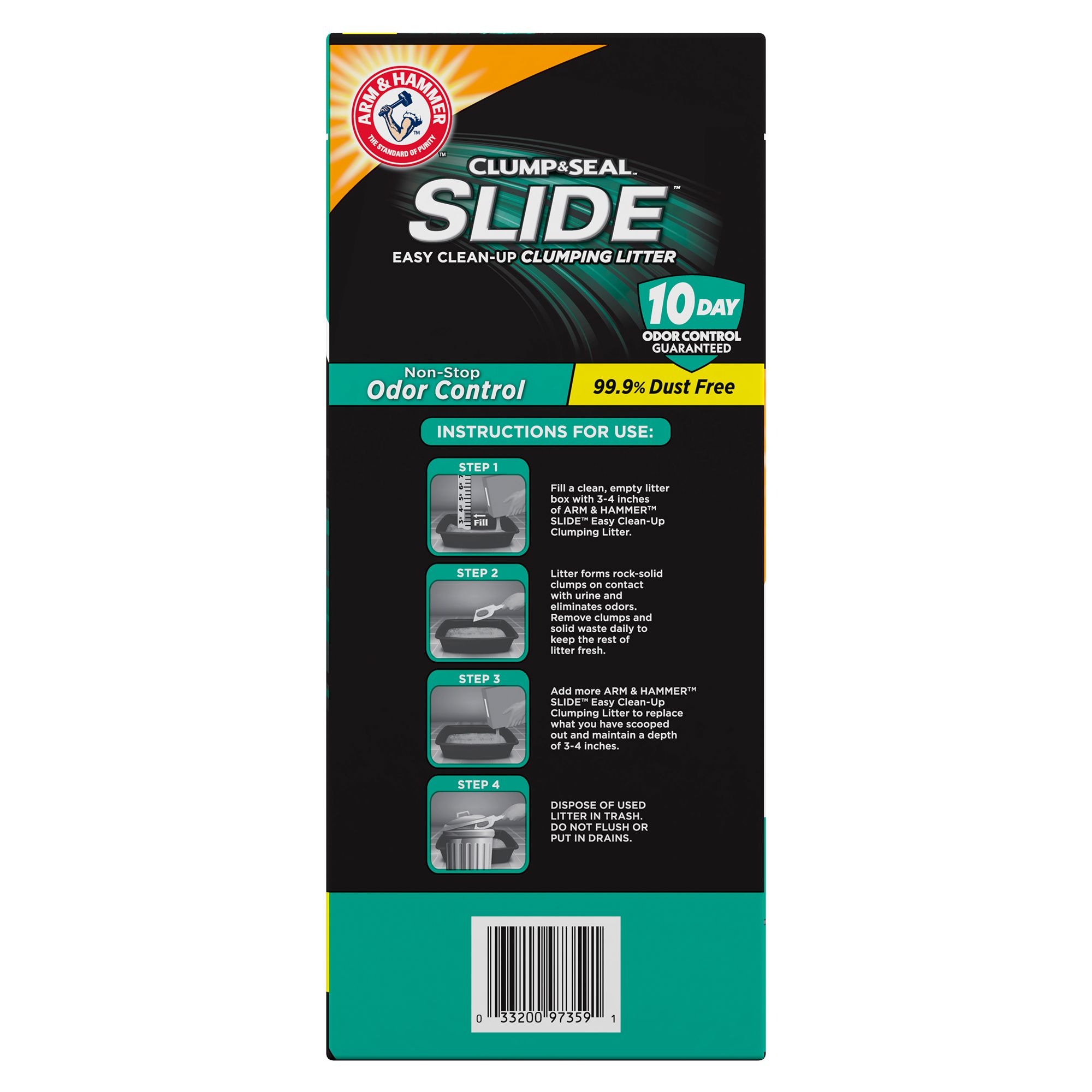 slide litter box