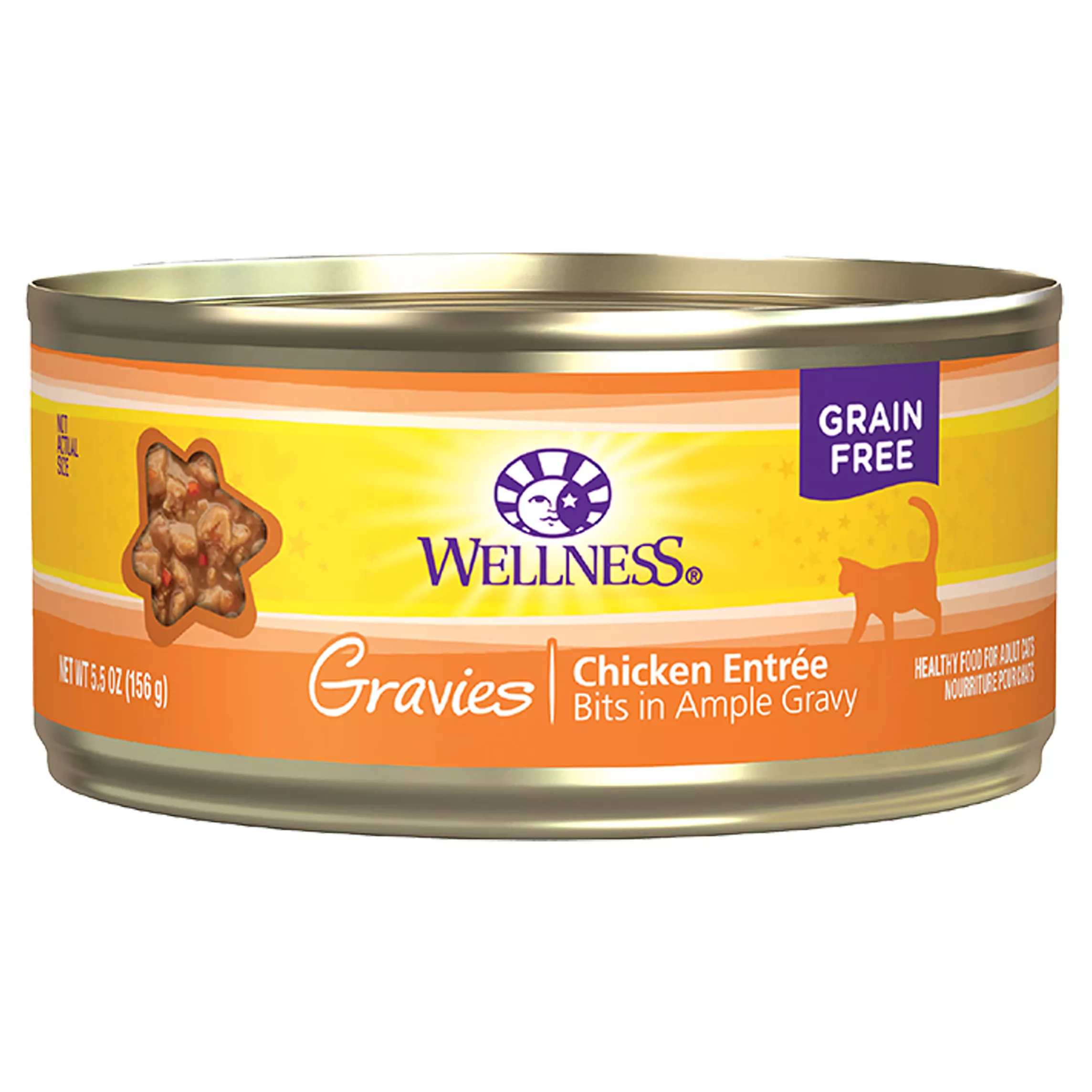 Wellness® Gravies Adult Cat Food - Grain Free, Chicken Entree