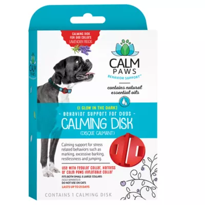 Product Calm Paws Behavior Support™ Calming Dog Disk - Glow-in-the-Dark