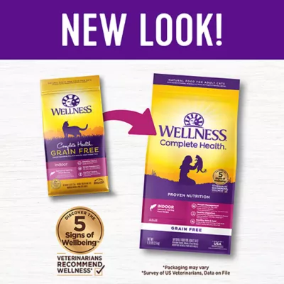 Product Wellness® Complete Health Indoor Adult Cat Food - Natural, Grain Free, Salmon & Herring Meal