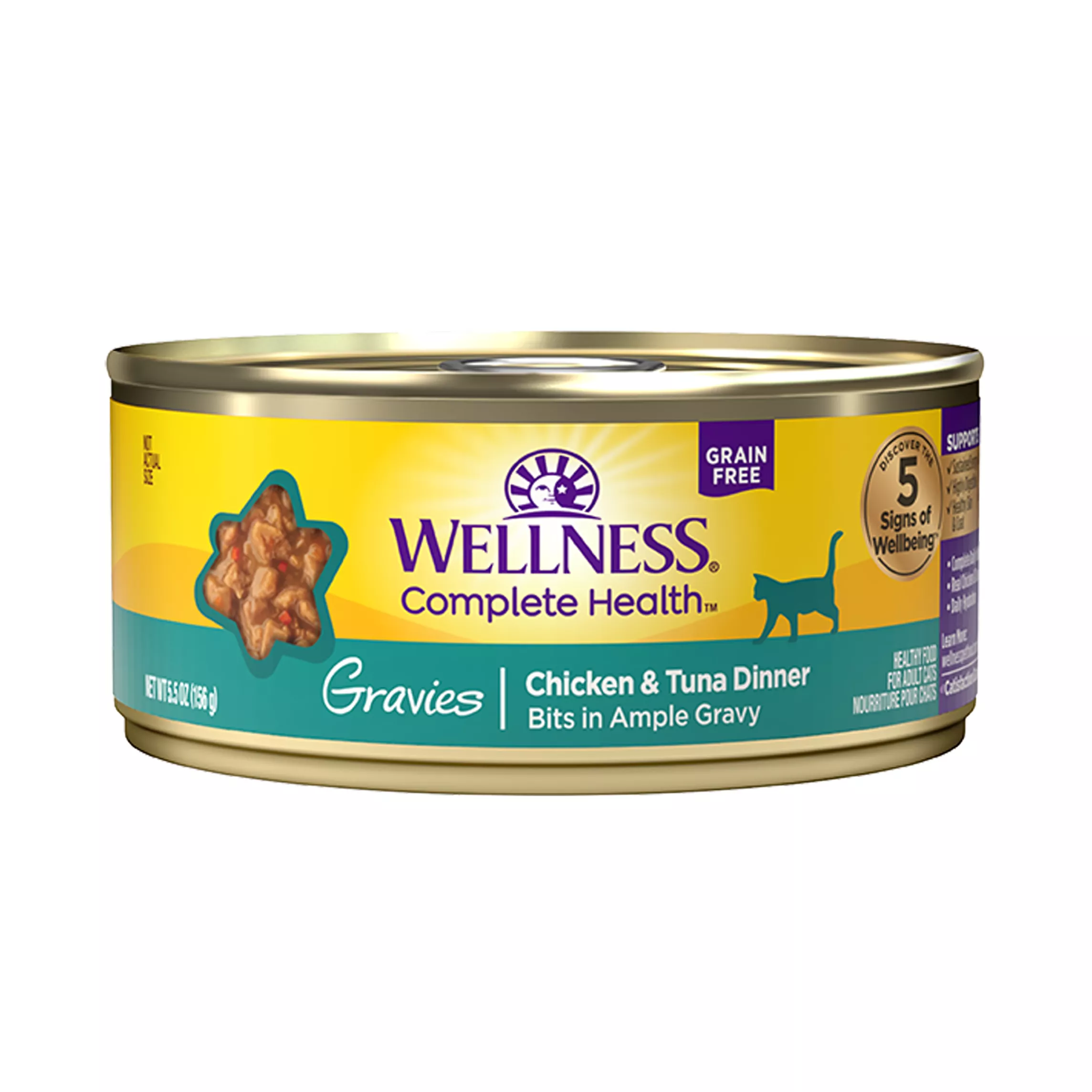 Wellness® Gravies Adult Cat Food - Grain Free, Tuna Entree