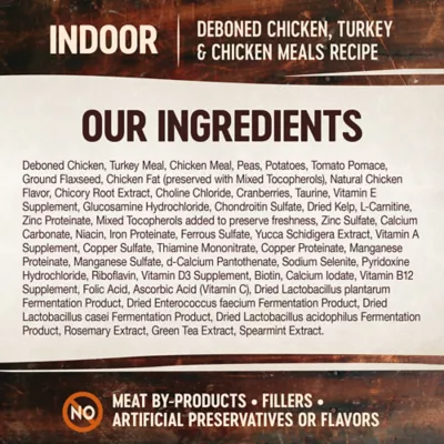 Product Wellness® CORE® Indoor Adult Cat Food - Natural, Grain Free, Chicken, Turkey & Chicken Meal