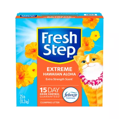 Product Fresh Step® Extreme with Febreze™ Clay Cat Litter - Hawaiian Aloha Scented, Low Dust