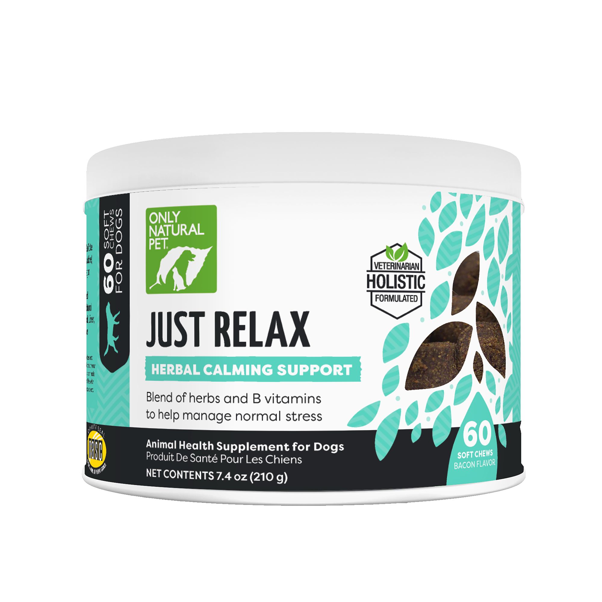 Only Natural Pet Just Relax Herbal Calming Support Soft Dog Chews