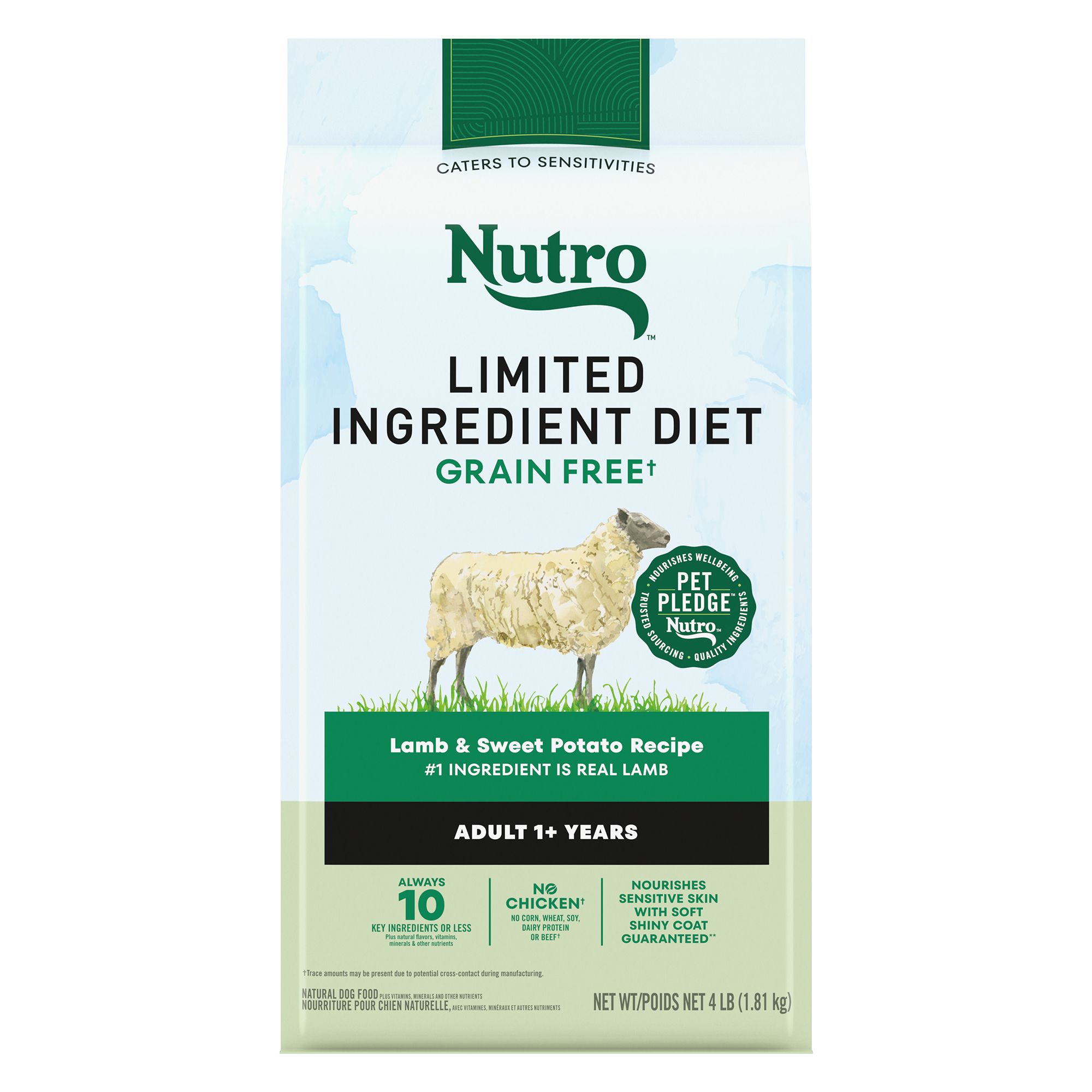 Nutro Limited Ingredient Diet Adult Dry Dog Food Grain Free