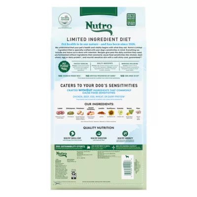 Product Nutro Limited Ingredient Diet Adult Dry Dog Food - Grain Free, Lamb & Sweet Potato