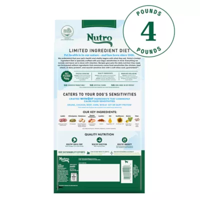 Nutro Limited Ingredient Diet Adult Dry Dog Food - Grain Free, Lamb & Sweet Potato - Image 10