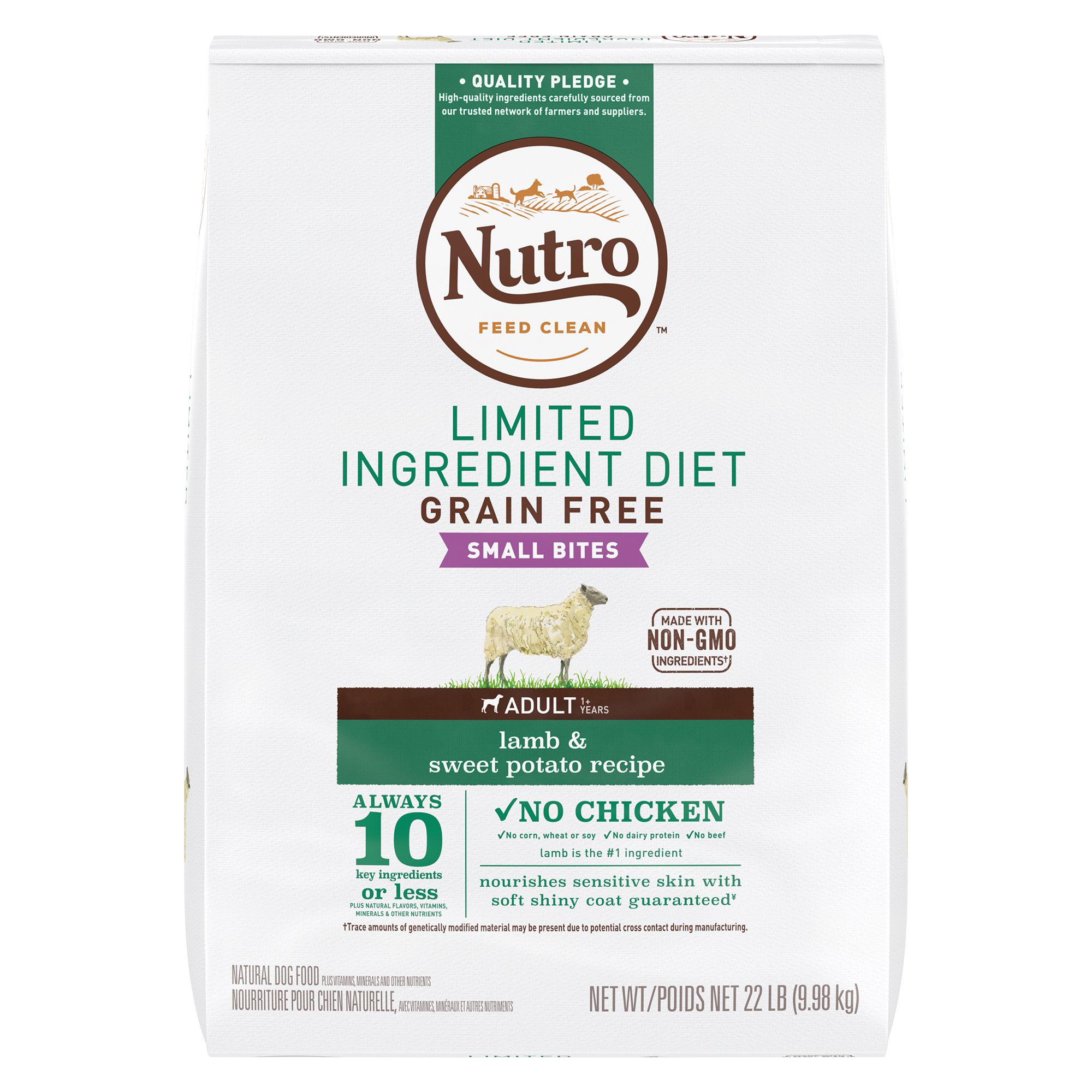 Nutro limited 2025 ingredient small bites