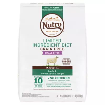 Product Nutro Limited Ingredient Diet Small Bites Adult Dry Dog Food - Grain Free, Lamb & Sweet Potato