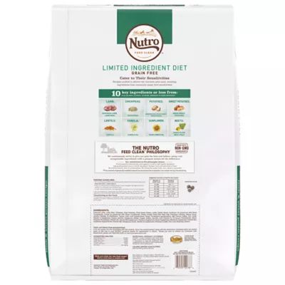 Product Nutro Limited Ingredient Diet Small Bites Adult Dry Dog Food - Grain Free, Lamb & Sweet Potato