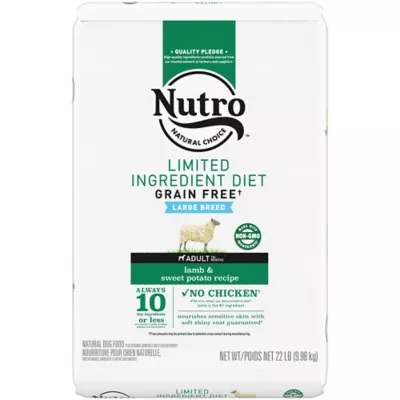 Product Nutro Limited Ingredient Diet Large Breed Adult Dry Dog Food - Grain Free, Lamb & Sweet Potato