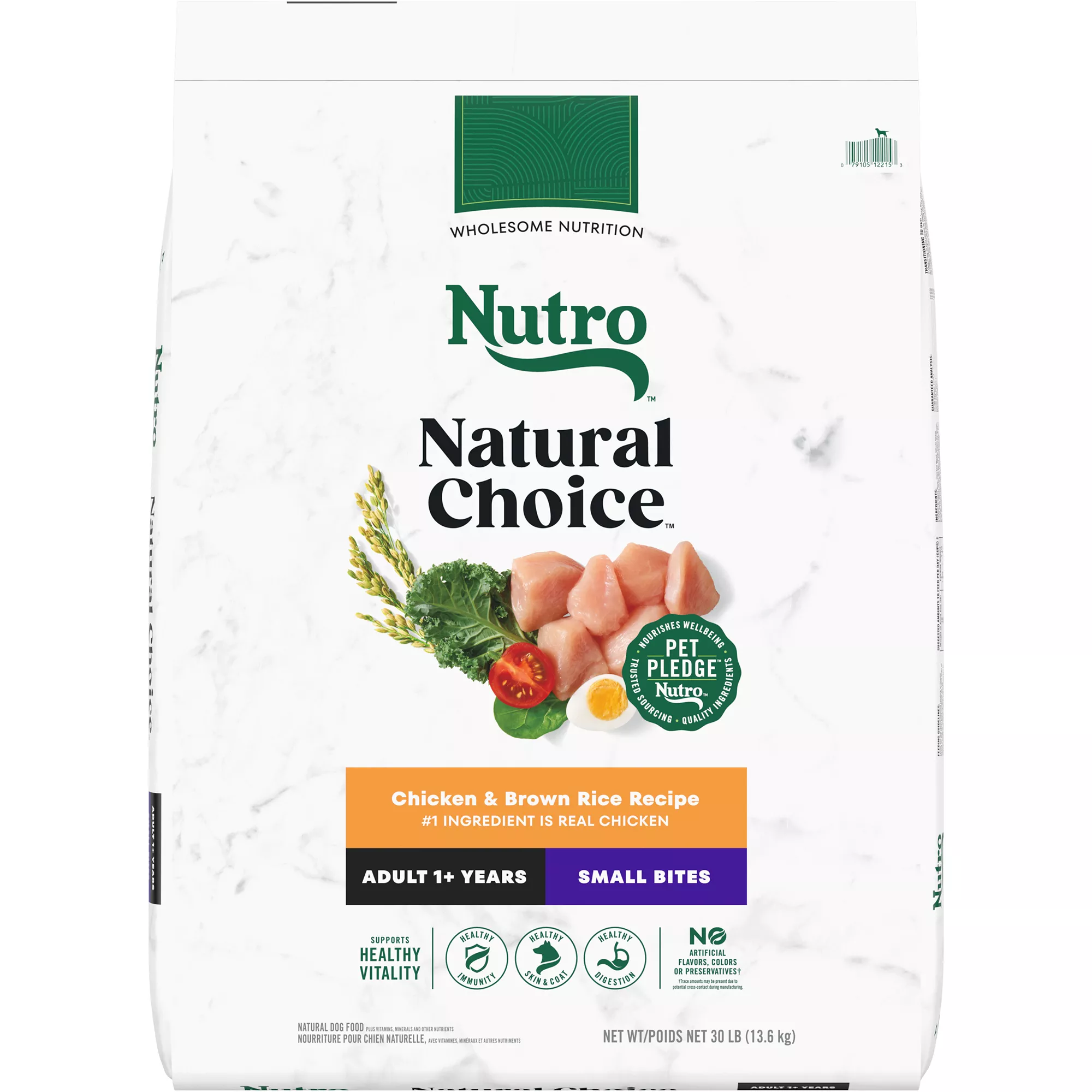 Nutro Natural Choice&trade; Small Bites Adult Dry Dog Food - Non GMO, Chicken & Brown Rice