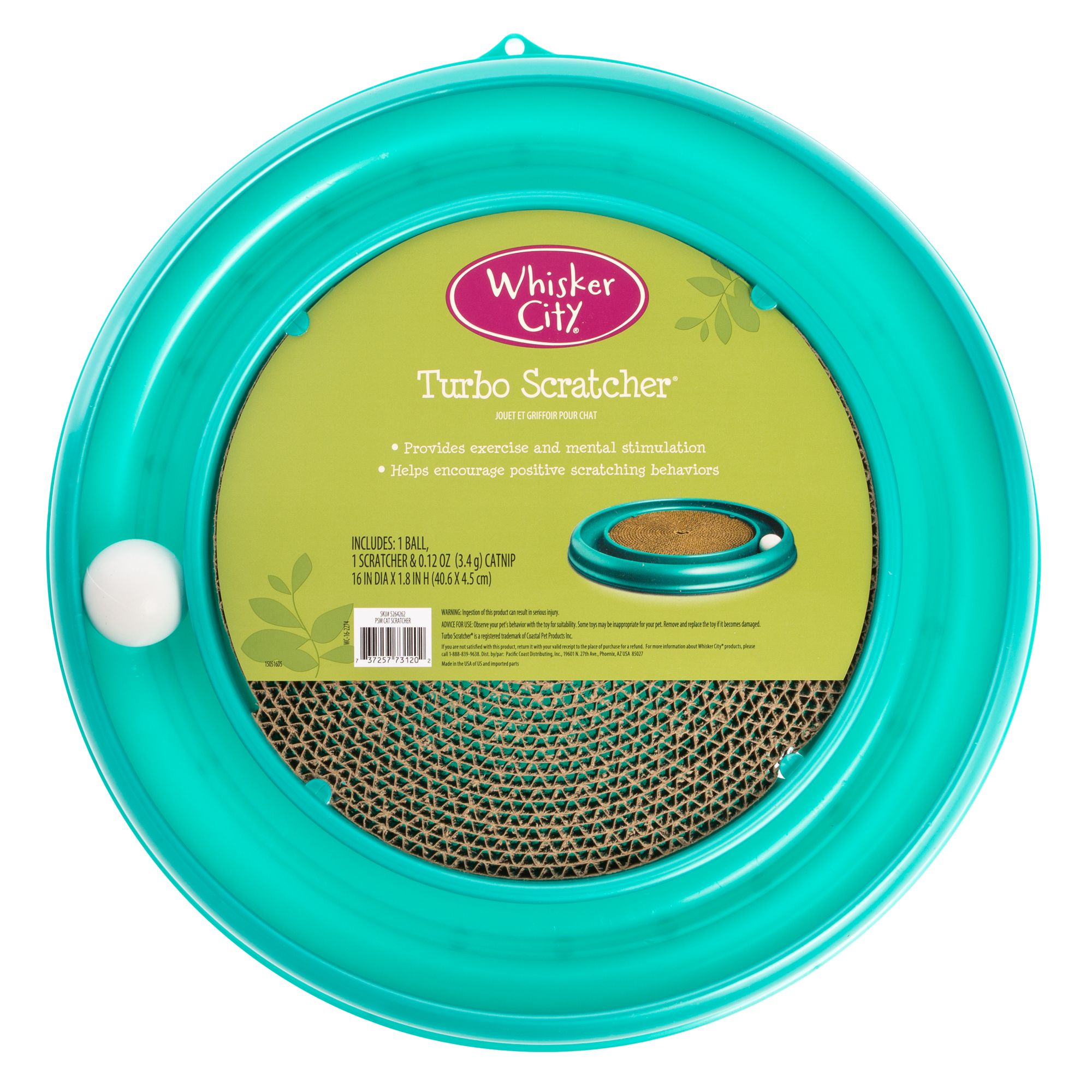 Whisker City Turbo Scratcher Cat Toy 