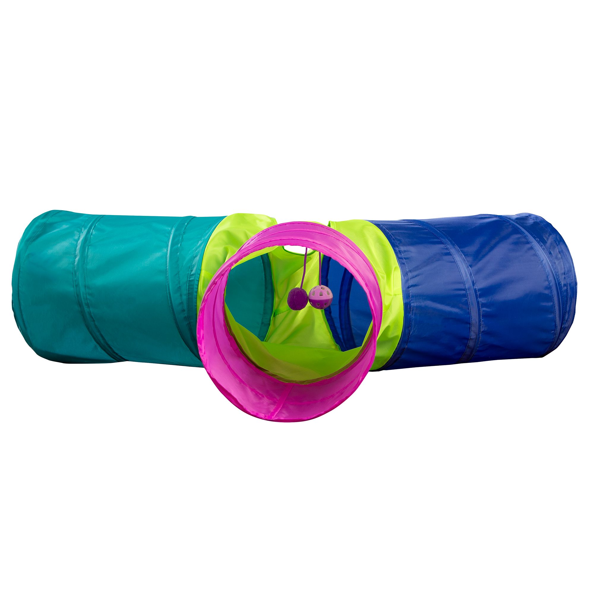 Whisker City® Pop-Up Tri-Tunnel Cat Toy 