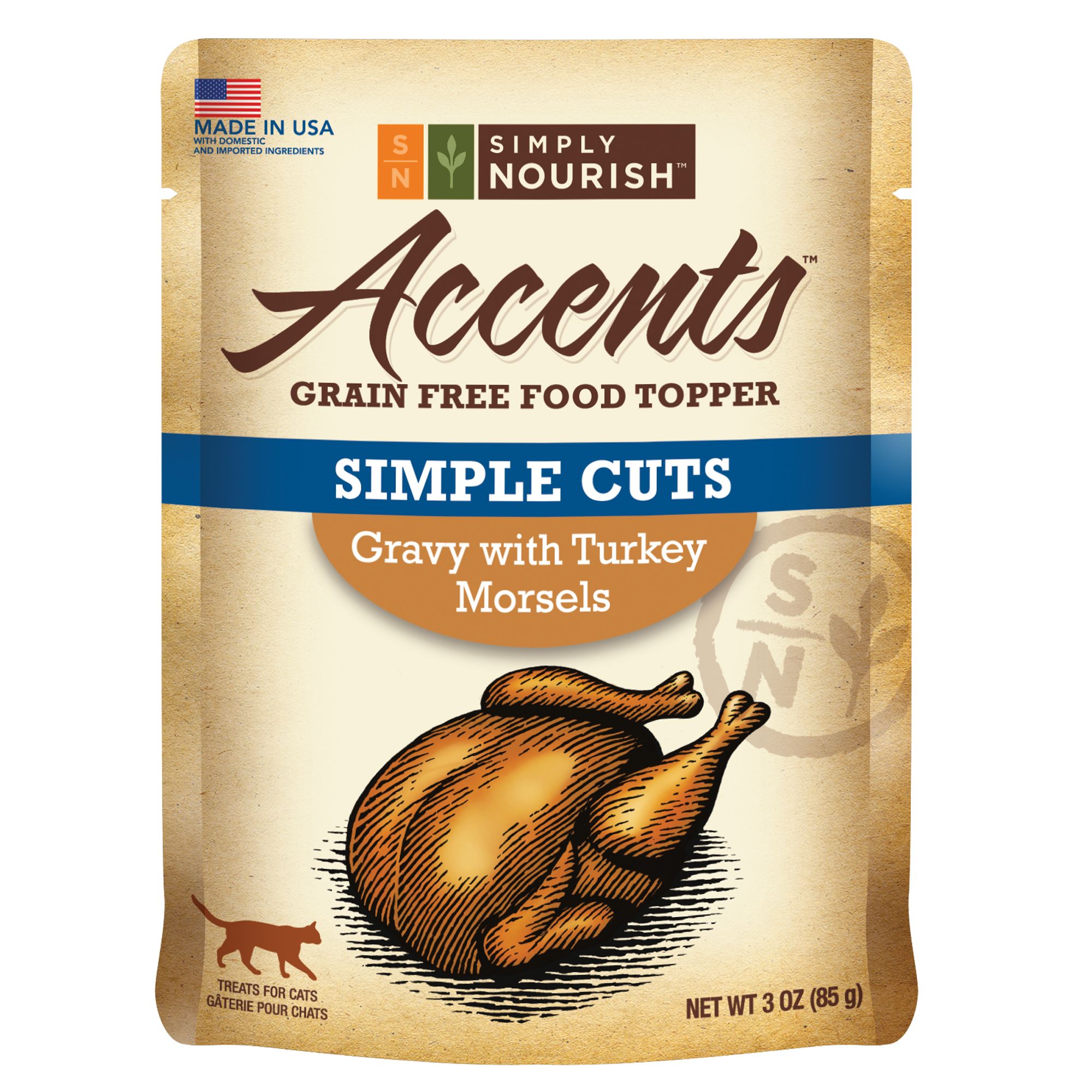 Simply Nourish™ Accents Cat Food Topper Natural, Grain Free, Gravy