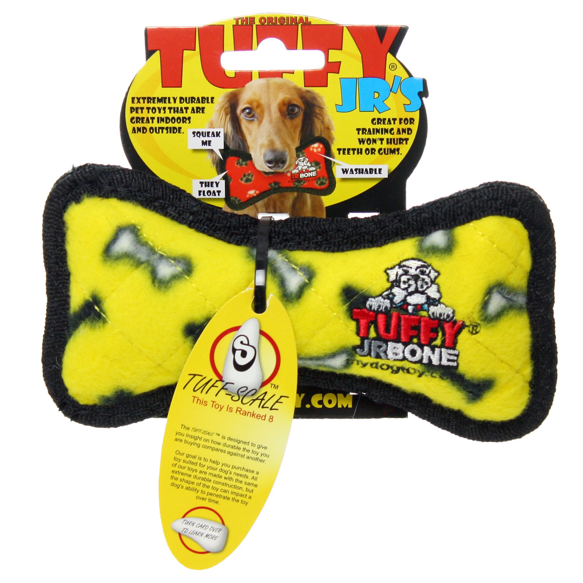 TUFFY® Junior Bone Dog Toy - Squeaker 