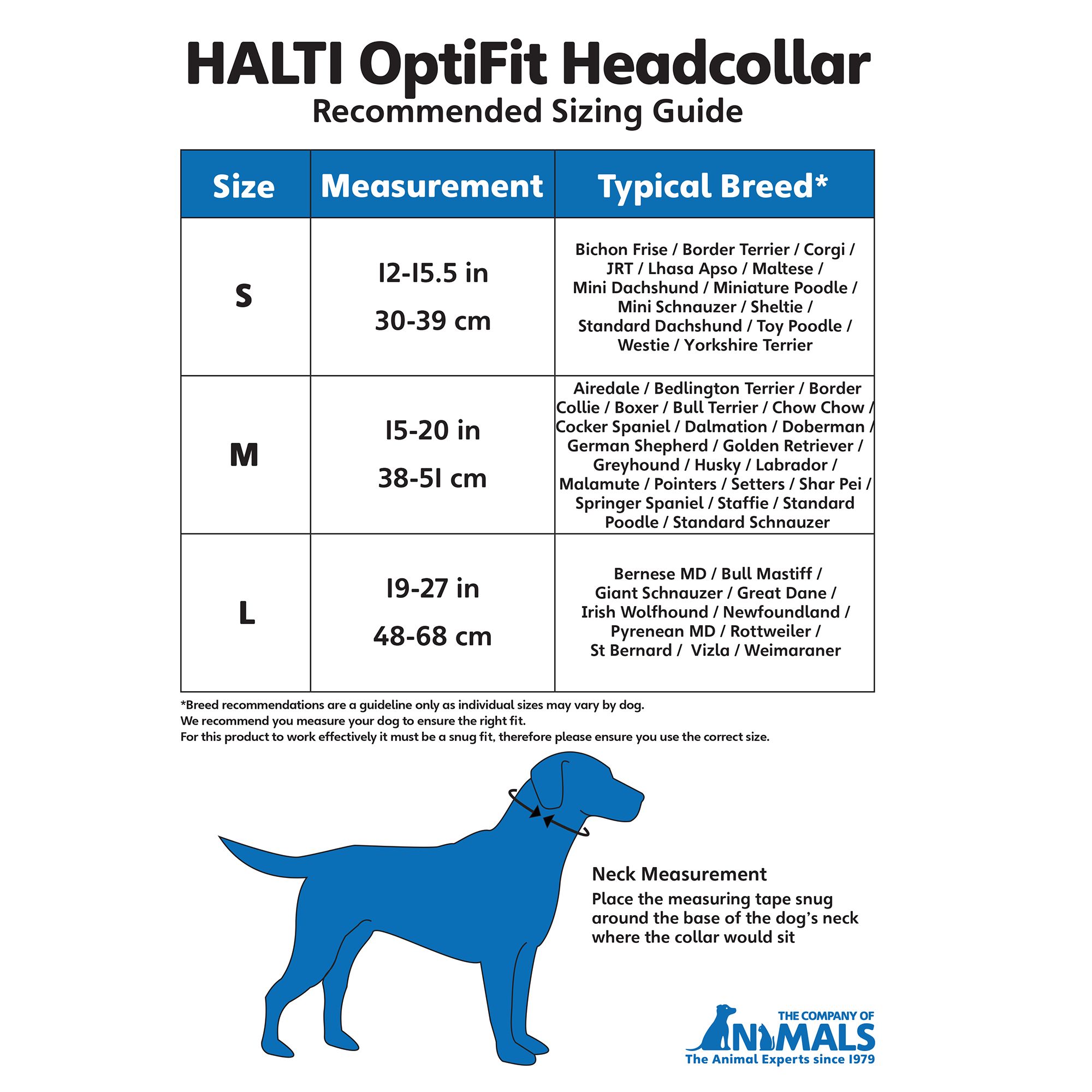 Halti Optifit Training Dog Head Collar Dog Training Collars Leashes Harnesses Petsmart