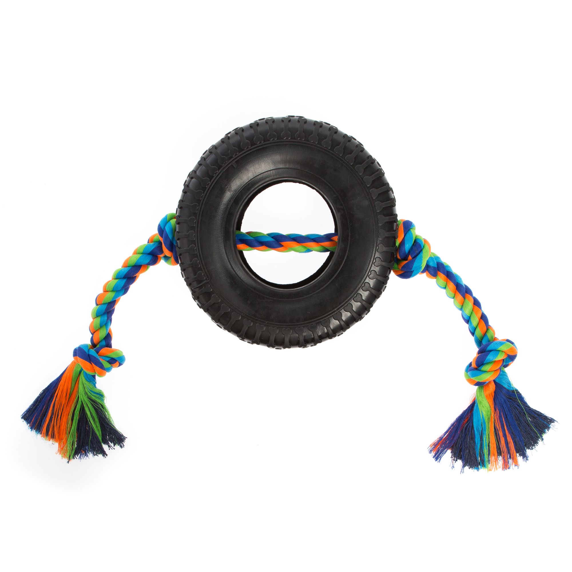 tire rope dog toy