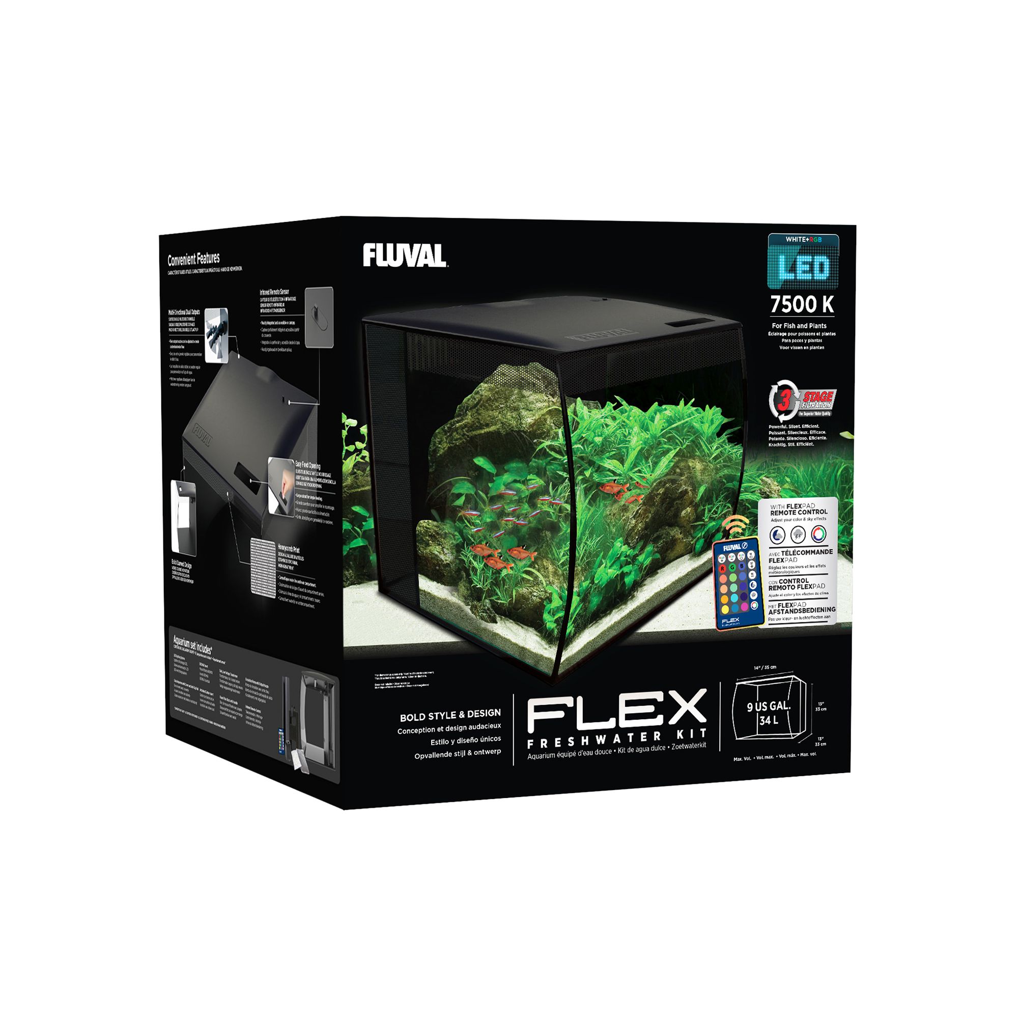 Petsmart hexagon fish outlet tank