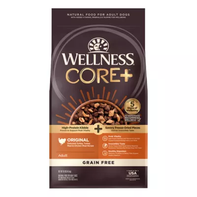 Product Wellness® CORE+ Kibble + Freeze-Dried Pieces Adult Dry Dog Food - Grain Free, Turkey