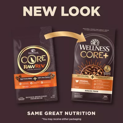 Product Wellness® CORE+ Kibble + Freeze-Dried Pieces Adult Dry Dog Food - Grain Free, Turkey