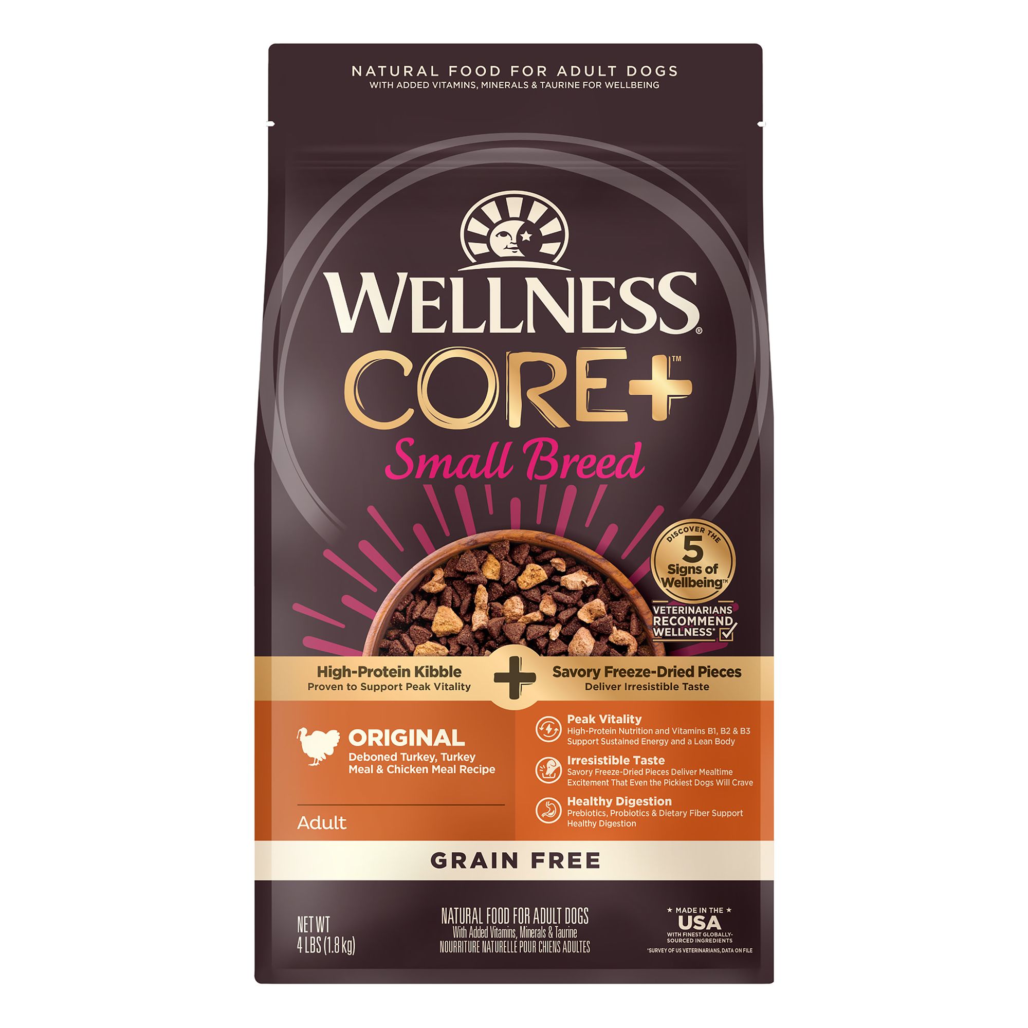 Wellness CORE RawRev Small Breed Adult Dry Dog Food Natural