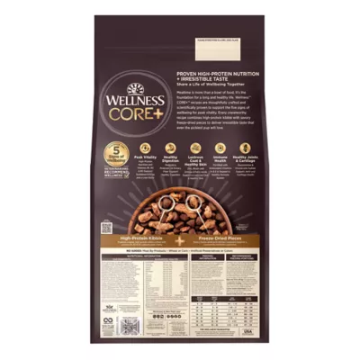 Product Wellness® CORE+ Freeze-Dried Pieces Adult Dry Dog Food - Grain Free, Wild Game