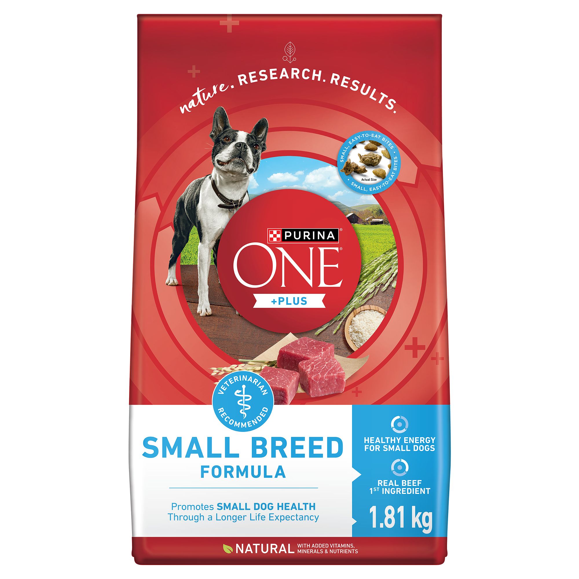 Purina one dog food small bites hotsell