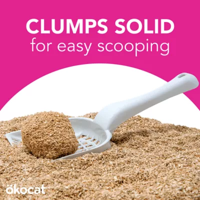 Okocat Super Soft Clumping Wood Cat Litter 15.8lbs